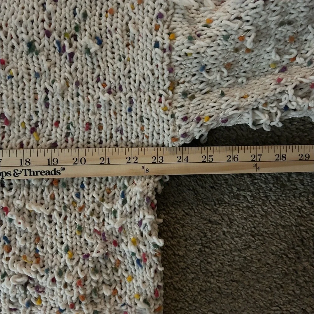 Vici Multicolor Knit Distressed Sweater 175
